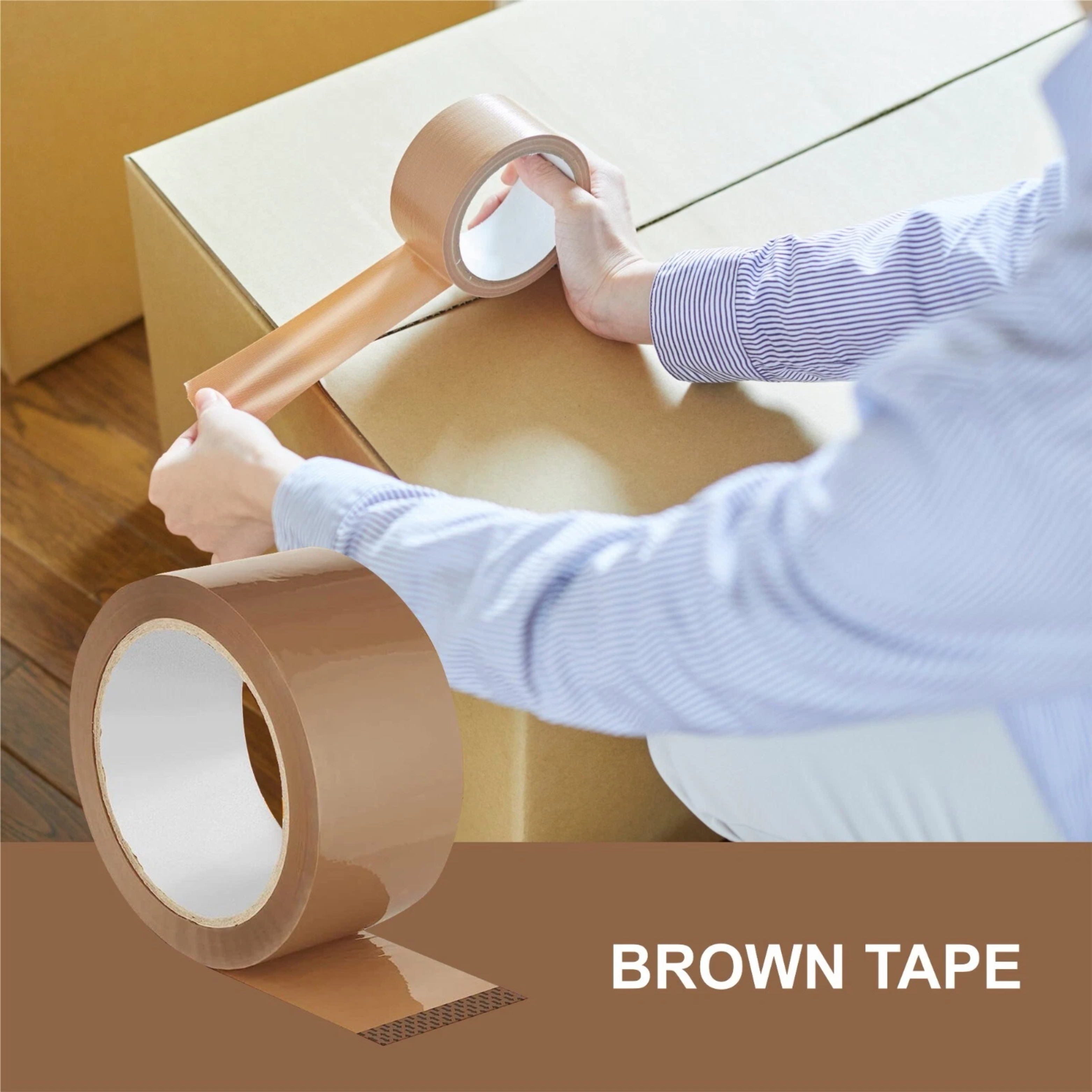 SELF ADHESIVES TAPE PACKING BROWN - Image 5
